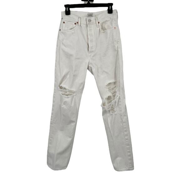 Citizens of Humanity jenas Eva high rise baggy denim white size 27 - Picture 1 of 7